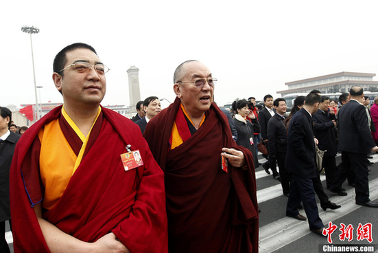 警察在天安門廣場執(zhí)勤