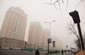 霧霾持續(xù) 津城大部分地區(qū)重度污染(圖)