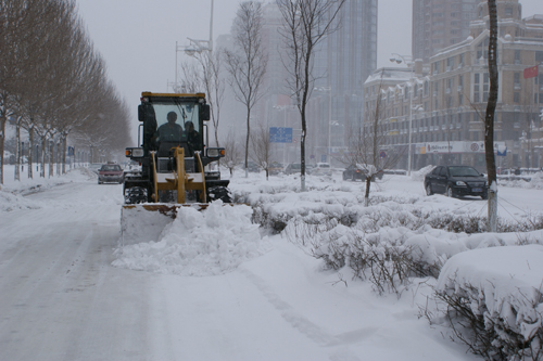 哈爾濱突遇40年罕見(jiàn)大雪