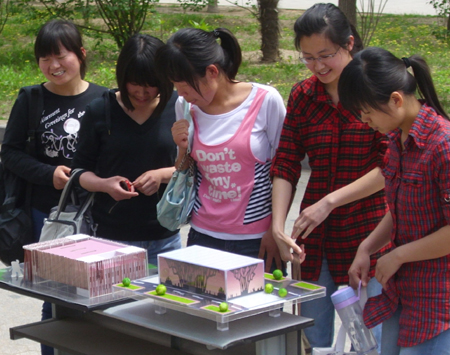 河南大學舉辦世博會模型展