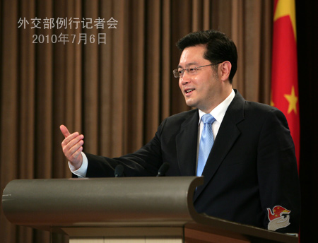 秦剛就美韓黃海軍演、中巴關(guān)系等答問