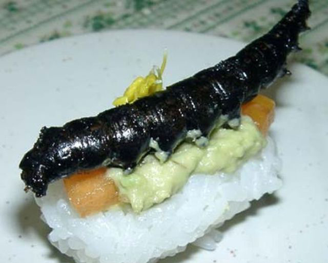 重口味:昆蟲壽司你敢吃嗎?