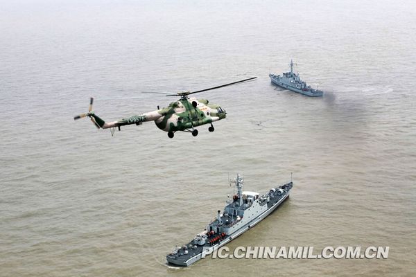 中國戰(zhàn)艦疑遭不明潛艇偵查 反潛直升機緊急起飛