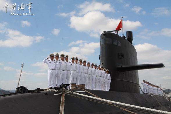 中國(guó)海軍新型潛艇內(nèi)部照曝光