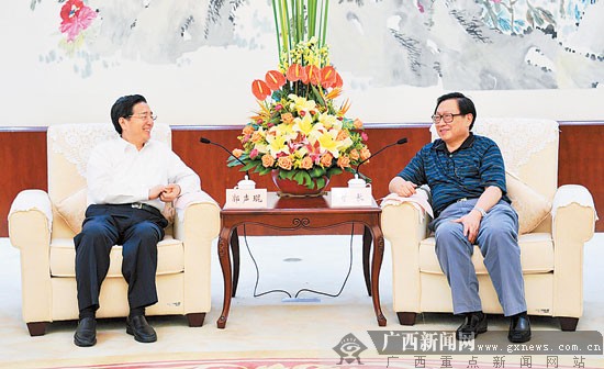 華建敏蒞臨指導(dǎo)第六屆泛北論壇 郭聲琨馬飚拜會(huì)