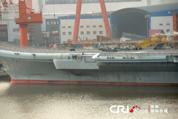 歷時(shí)25天 中國航母平臺(tái)完成第9次海試