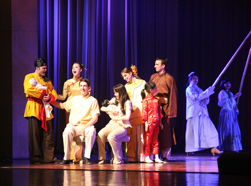 第十屆藝術(shù)節(jié)首場外演《生命的樂章》昨晚上演