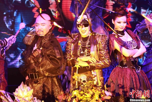 香港海洋公園萬(wàn)圣節(jié)預(yù)演 群魔亂舞上演驚嚇之旅