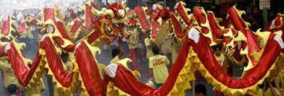 中國文化影響日益提高 全球各國熱鬧慶賀春節(jié)