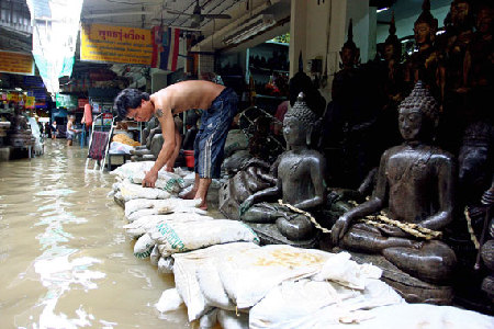 泰國洪水逼近曼谷市中心 59人死亡320萬民眾受災(zāi)