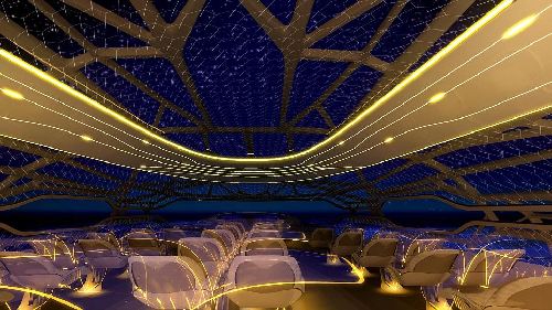 空客推出概念機(jī)艙 2050年前有望實(shí)現(xiàn)“全透明”飛行