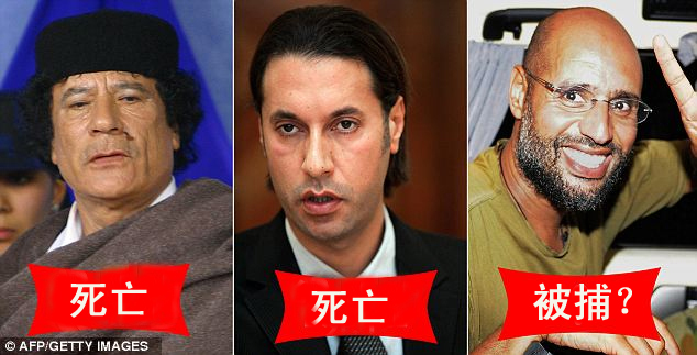 卡扎菲遺孀要求調(diào)查死亡真相 傳賽義夫逃亡路上被俘