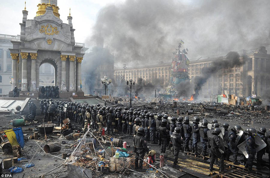 烏克蘭基輔騷亂致27人死亡 雙方達成?；饏f(xié)議