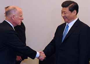 習(xí)近平會(huì)見加州州長(zhǎng)、洛杉磯市長(zhǎng)