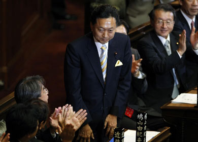 鳩山由紀(jì)夫當(dāng)選日本新首相