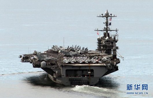 高清：韓美開始舉行海上聯(lián)合軍演