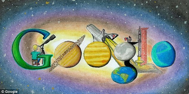 我的夢想在太空！美七歲男童成史上最小谷歌涂鴉作者