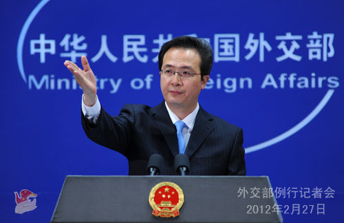 外交部就希拉里指責(zé)中方阻礙阿拉伯覺醒等答問