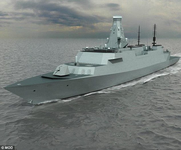 英國(guó)研制最新型隱形戰(zhàn)艦 預(yù)計(jì)2021年下水服役