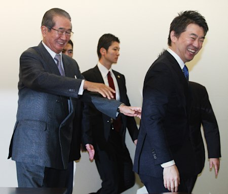 大阪市長表態(tài)將推舉石原慎太郎出任日本下屆首相