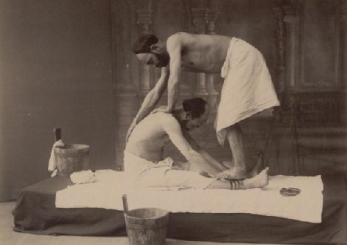 看百年前男人如何做spa 東方浴場(chǎng)老照片曝光