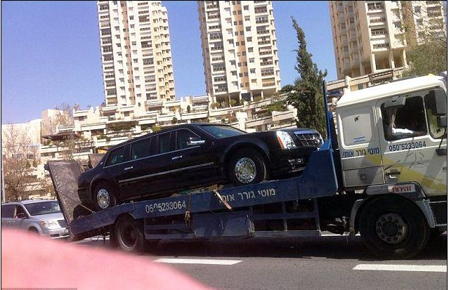 奧巴馬首訪以色列 種樹“遇阻”專車熄火尷尬不斷