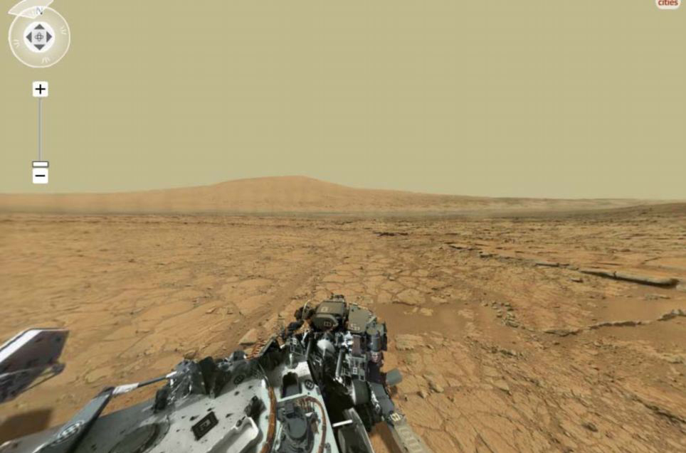 NASA科學(xué)家合成火星全景照片 像素高達(dá)40億如同身臨其境
