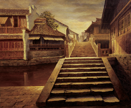 江南敘事---王其鈞風(fēng)景油畫在泰安展出