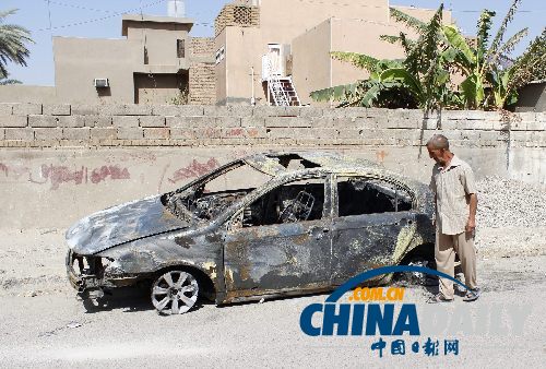 巴格達連環(huán)汽車爆炸至少36死 或跟“基地”有關(guān)