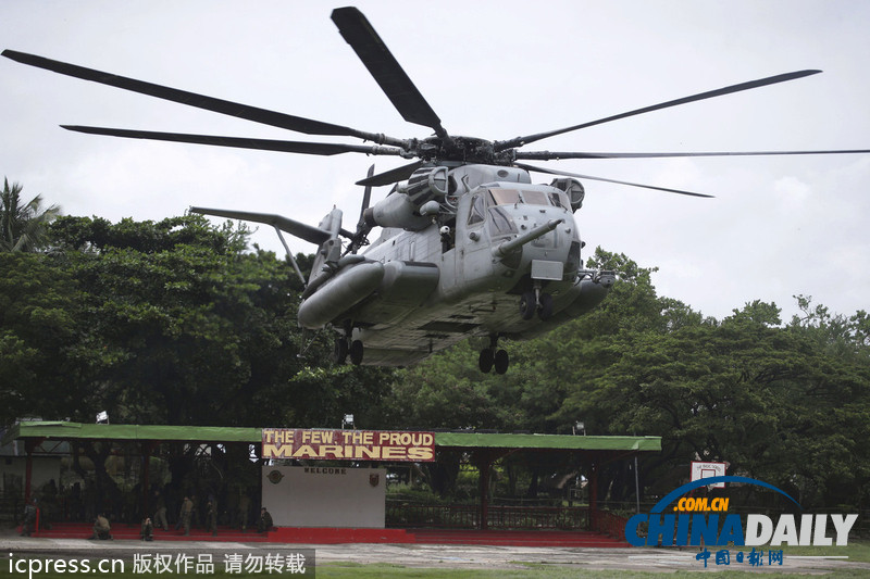 菲律賓與美國舉行聯合軍演 稱希望美軍擴大防區(qū)（組圖）