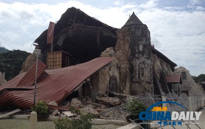 菲律賓發(fā)生7.2級地震 至少6人死亡