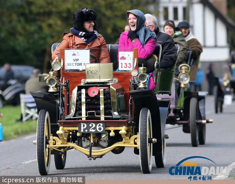 英國(guó)舉辦倫敦至布萊頓老爺車(chē)耐力賽