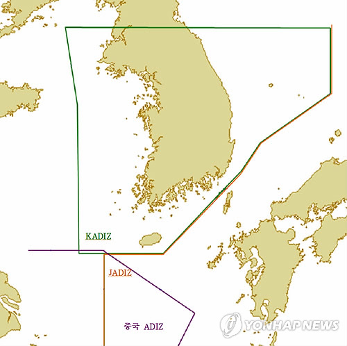 韓媒：中國事前向韓方通報(bào)東海防空識別區(qū)一事