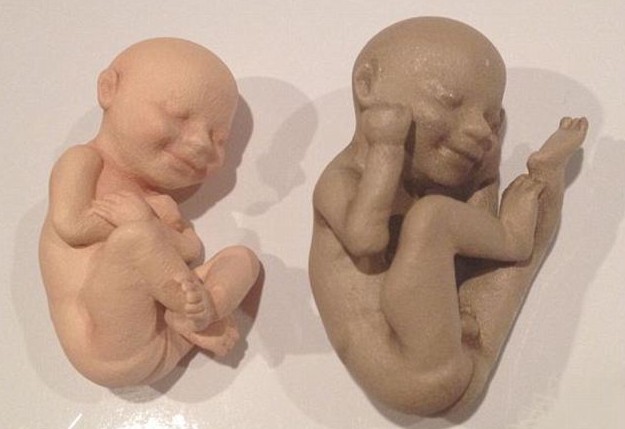 3D打印帶你見未出生胎兒！體位表情皮膚性別皆可見