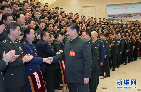 習(xí)近平：為實現(xiàn)黨在新時代的強軍目標而奮斗