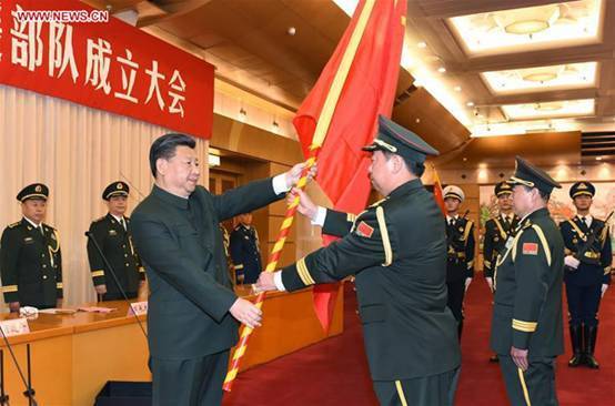解放軍“火箭軍”等三大機構(gòu)成立