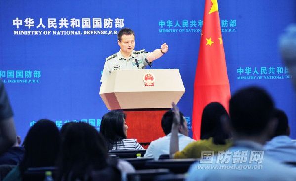 關于南海問題，我國軍方的霸氣回應