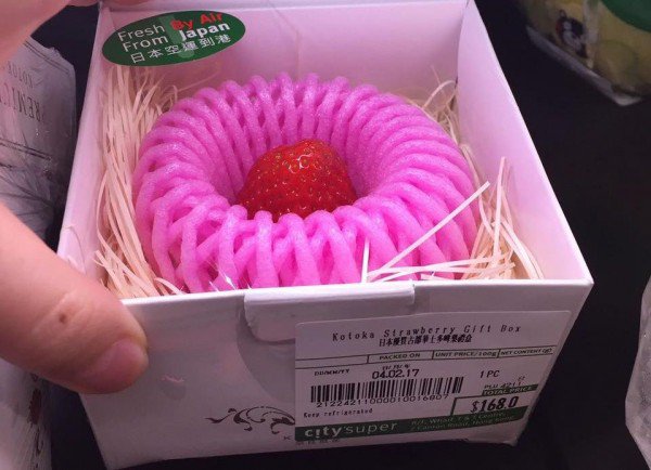 這種草莓150元一顆，一定很好吃……吧？