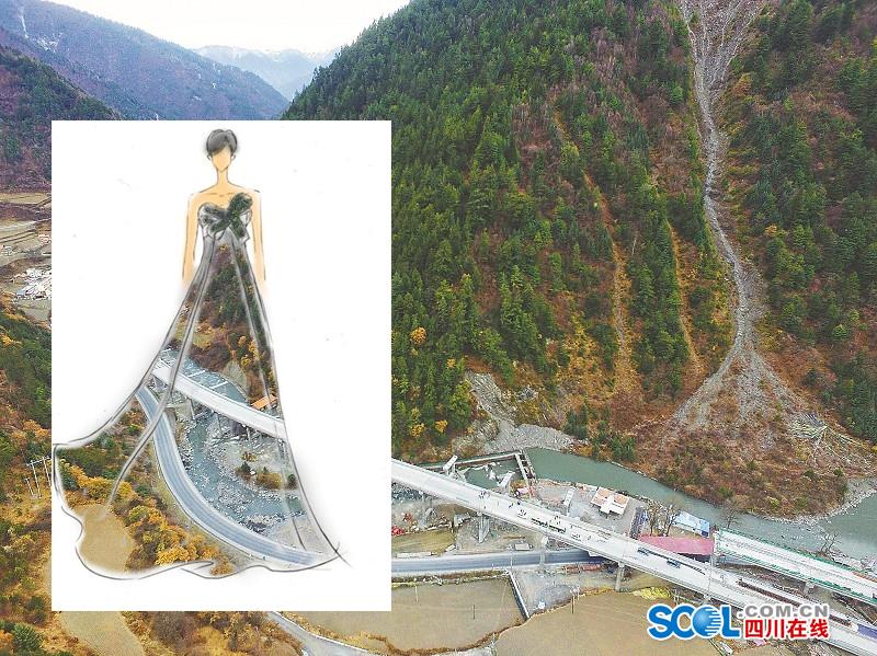 把高速公路做成衣服穿上身 美不美？（組圖）