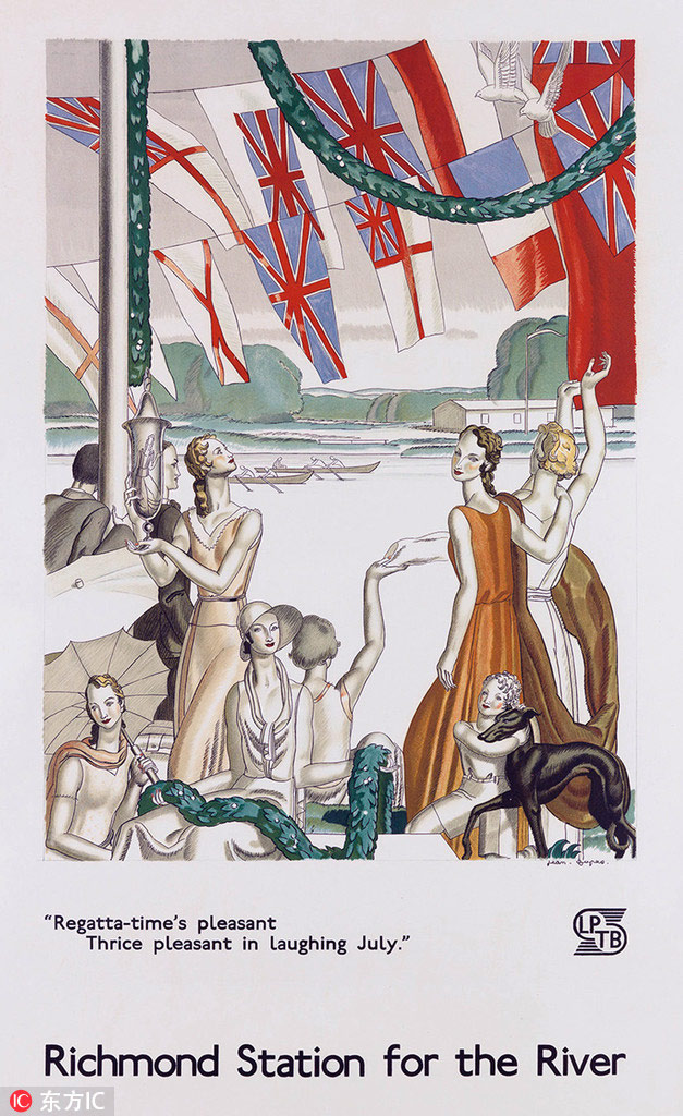 英國珍貴舊海報重現(xiàn)“日不落帝國”的黃金時代（組圖）