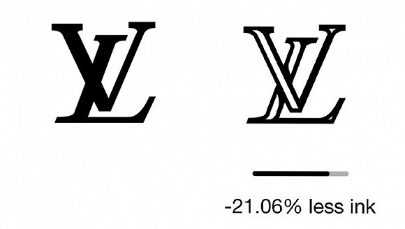為了節(jié)能環(huán)保，這家公司給眾多品牌的商標瘦身
