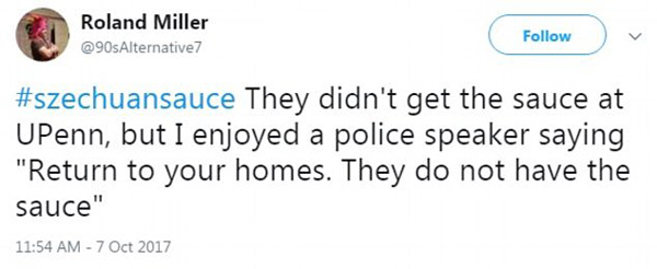為了爭奪這一小包四川辣醬，美國人民甚至驚動了警察