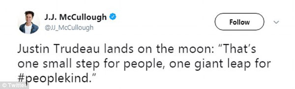 到底用mankind還是peoplekind？ 加拿大總理也開始“咬文嚼字”