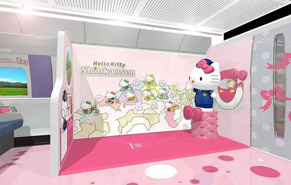 少女心爆棚！日本Hello Kitty主題新干線粉嫩出發(fā)