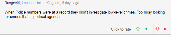 英國警察宣布以后不再管偷竊搶劫！群眾反應炸了！