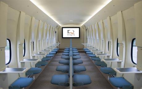英國推新式客機(jī) 座位“面對(duì)面”