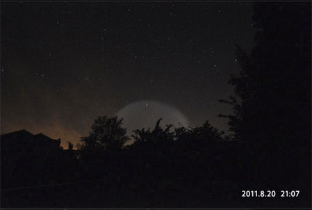 京滬等地夜空驚現(xiàn)UFO？