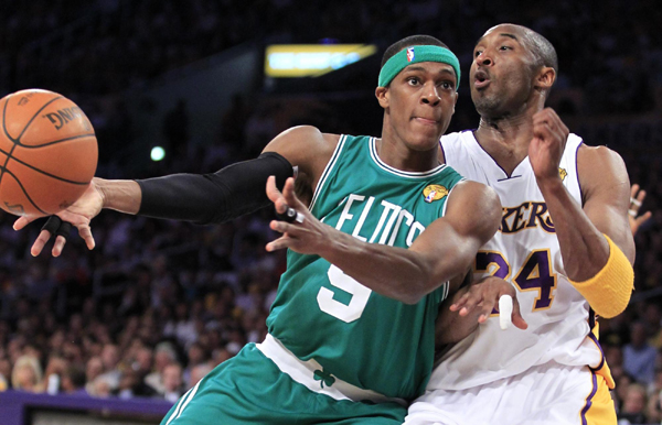 NBA：雷•阿倫三分破紀(jì)錄 綠衫軍苦勝湖人扳平總分