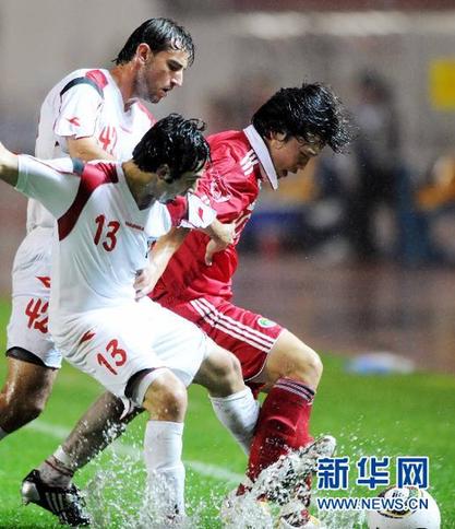 熱身賽：中國(guó)2:1勝敘利亞[組圖]