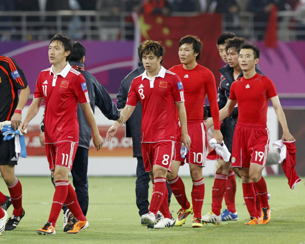 亞洲杯：中國(guó)隊(duì)0:2完敗卡塔爾隊(duì)